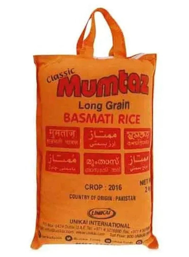 Mumtaz Classic Long Grain Basmati Rice, 2KG