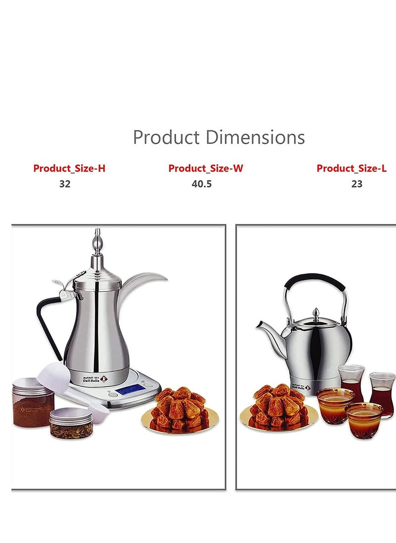 Gulf Dalla - Gulf Dalla Electric Arabic Coffee & Tea Maker Machine 1 Liter 1000 Watt - Image 1