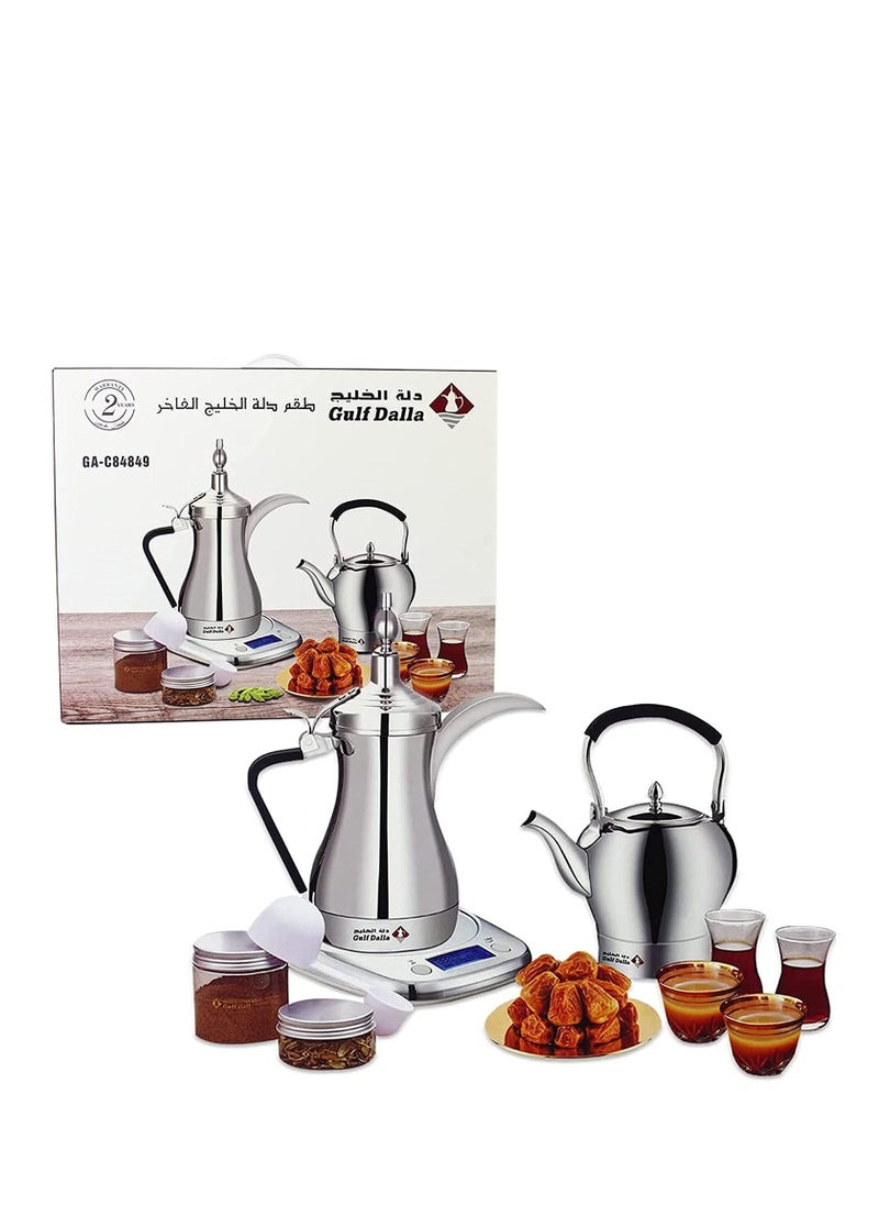 Gulf Dalla - Gulf Dalla Electric Arabic Coffee & Tea Maker Machine 1 Liter 1000 Watt - Image 1