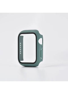Applicable To Apple Iwatch8/9/10 Watch Case PC Case Film Integrated Protective Case Ultra3 49mm Protective Case-Color:Pine Needle Green-Exterior Dimension:S10 42mm With Packaging