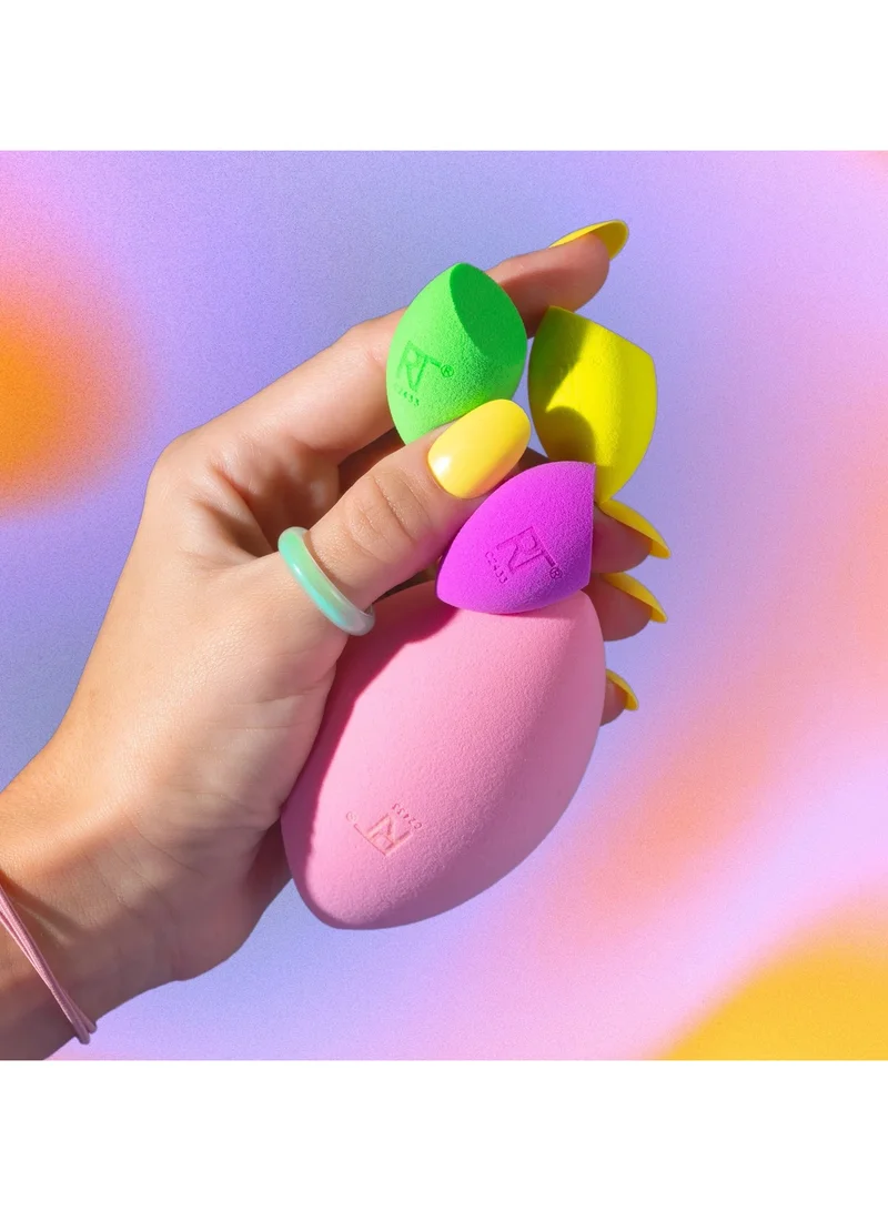 REAL TECHNIQUES Hyperbrights Xl + Mini Miracle Complexion Spong