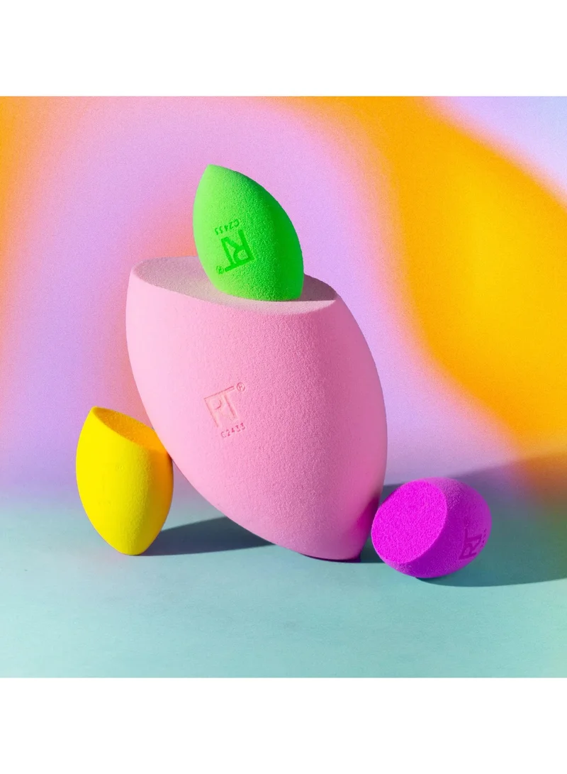 REAL TECHNIQUES Hyperbrights Xl + Mini Miracle Complexion Spong