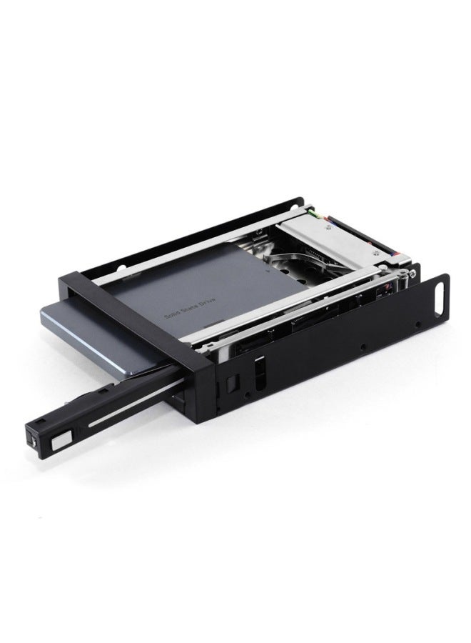 Double Layer 2.5 Inch Floppy Drive Position Hard Disk Box Drawer Hard Disk Rack Case Rack Digital Computer Mobile Box-Color:HD220 Unlocked Version  - Image 5
