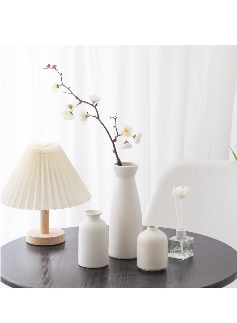 رات سو زهرية سيراميك مجموعة من 3 زهرية صغيرة للزهور للزهرية مودرن بوهو مزهرية مودرن زهرية ديكور مودرن زهرية العشب زهريات مجففة زهريات طاولة غرفة المعيشة رفوف زهريات مركز الزهرية زهرية - Image 3