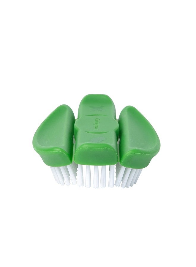 Cuisipro Vegetable Cleaning Brush 2 Pack, 3.5", 1 Soft 1 Hard - Image 2