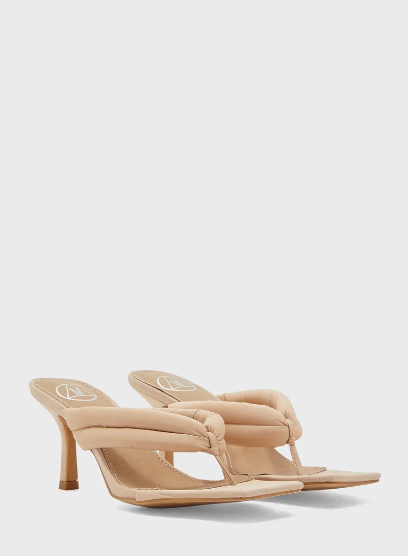 Missguided Nylon High Heel Sandals