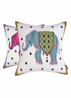 Y&D 2 Pcs Pillowcase Decorative Embroidered Tassel  - Image 1