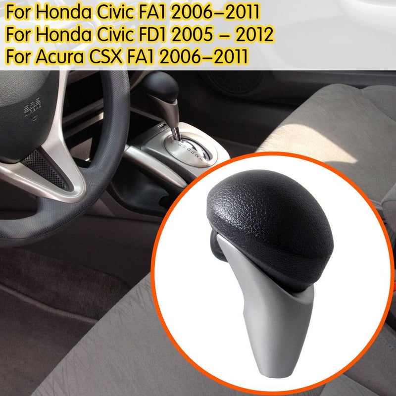 Grey Automatic Shift Knob Gear Lever for Honda Civic Sedan 2006 2011 FA1 FD1 Acura CSX - Image 3