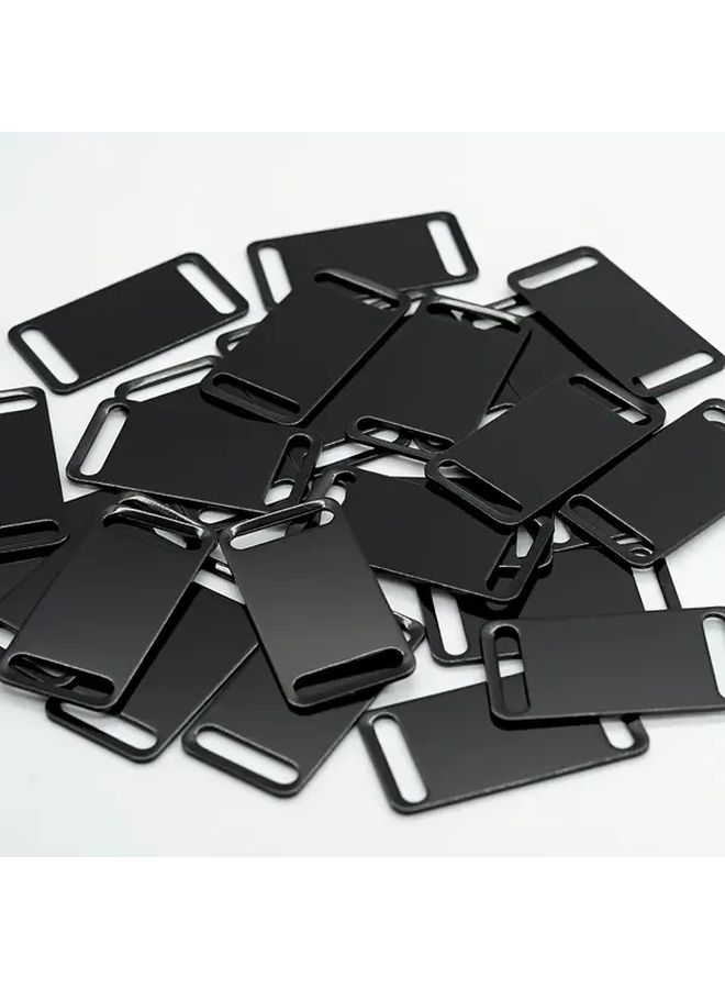 Black Aluminum Multi-Colored Engraved Blanks For Pet ID Tags Metal Crafts - Image 5
