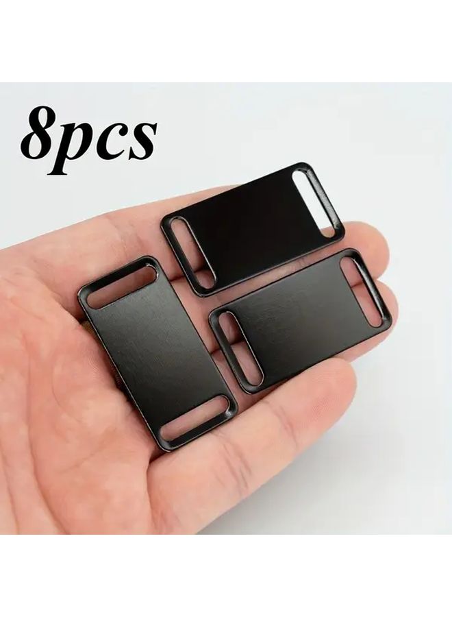 Black Aluminum Multi-Colored Engraved Blanks For Pet ID Tags Metal Crafts - Image 1