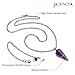 JADENOVA Amethyst conical pendant necklace - Image 4