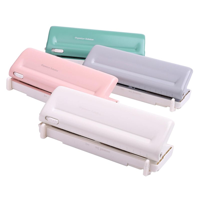 ثقب الورق اليدوي الرمادي 6 و 9 ثقب للمستندات المدرسية والمكتبية - Image 5