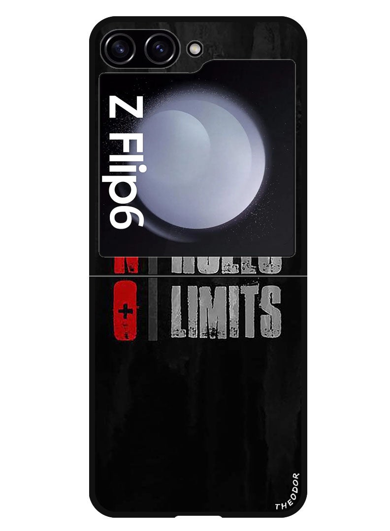 Theodor Protective Case Anti Scratch Shock Proof Bumper Cover For Samsung Galaxy Z Flip 6 No Rules - Image 1