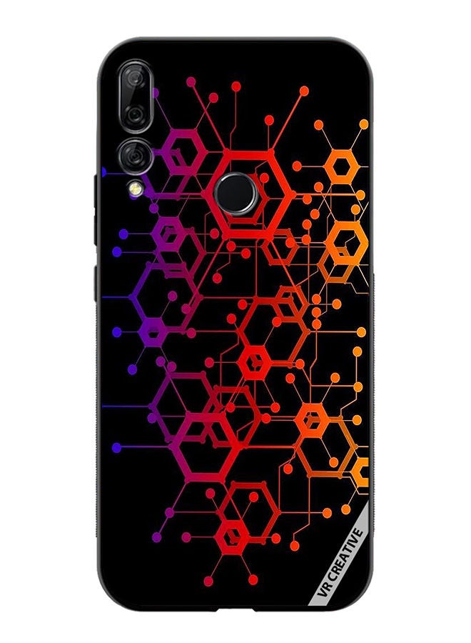 VR CREATIVE Protective Case Cover For Huawei Y9 Prime 2019 Abstract Circuit Board Design Multicolour - Image 1