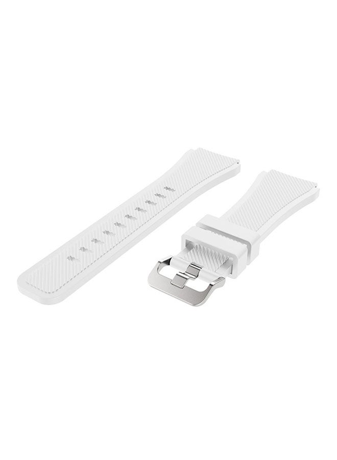 Voberry Silicone Replacement Strap For Samsung Galaxy Watch White  - Image 1