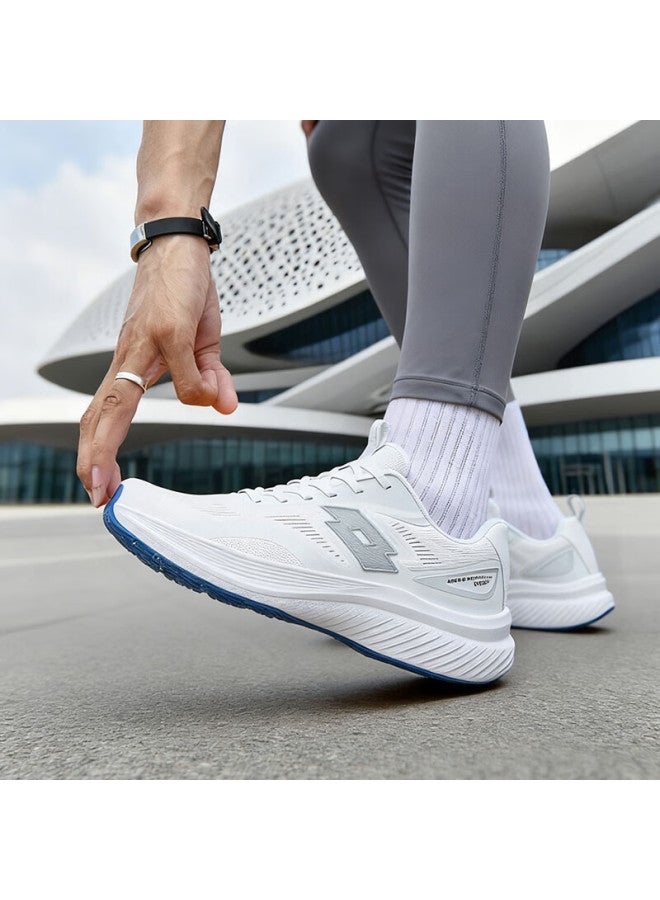 Lotto Women's Casual Couple Shoes Carbon Plate Shock Absorption Breathable Professional Racing Running Shoes Women 330 Gray Size 36 - Image 3