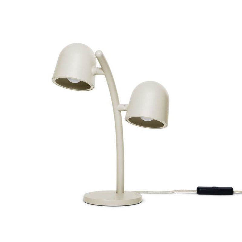 Fatboy Little Lebow Table Lamp (H 42 cm) - Bone | Dimmable Warm White 2700K, Rotatable Lampshades, Adjustable Brightness, Indoor Use, Powder-Coated Steel & Aluminum, Designed by Kranen/Gille - Image 1