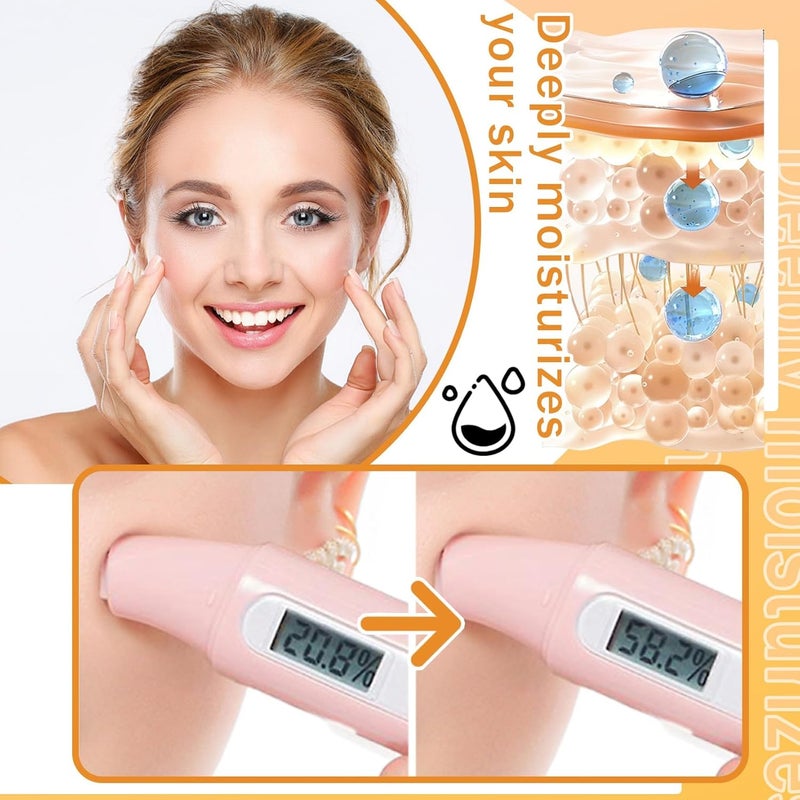 PPPanYiDi 9 Pcs Turmeric Skincare Set with Moisturizing Facial CleanserTonerFace Serum Facial Cream Eye CreamTravel Size Lip Balm and 3 Hydrating Face Sheet Masks Skin Care Set - Image 4