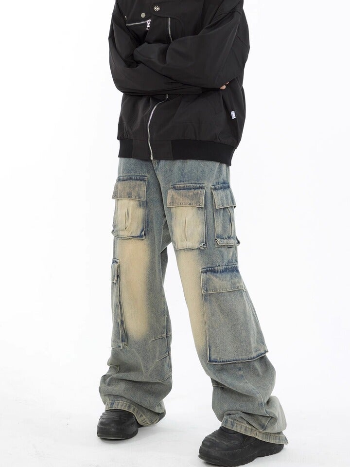Unisex Casual Daily Denim Jeans - Image 1
