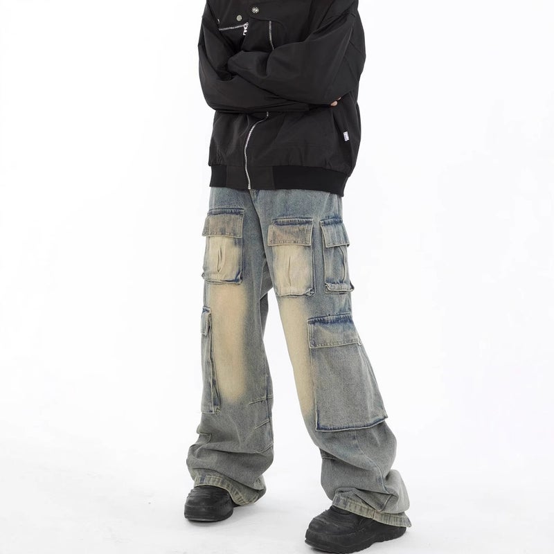 Unisex Casual Daily Denim Jeans - Image 2