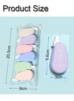GBQ 6pcs Portable Correction Tape Applicator Is Easy To Pack, Which Can Correct The Student Stationery Goodies Immediately  - Image 2