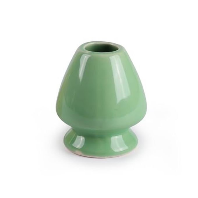 BambooMN Brand Matcha Tea Whisk Holder Soft Light Green - Image 4