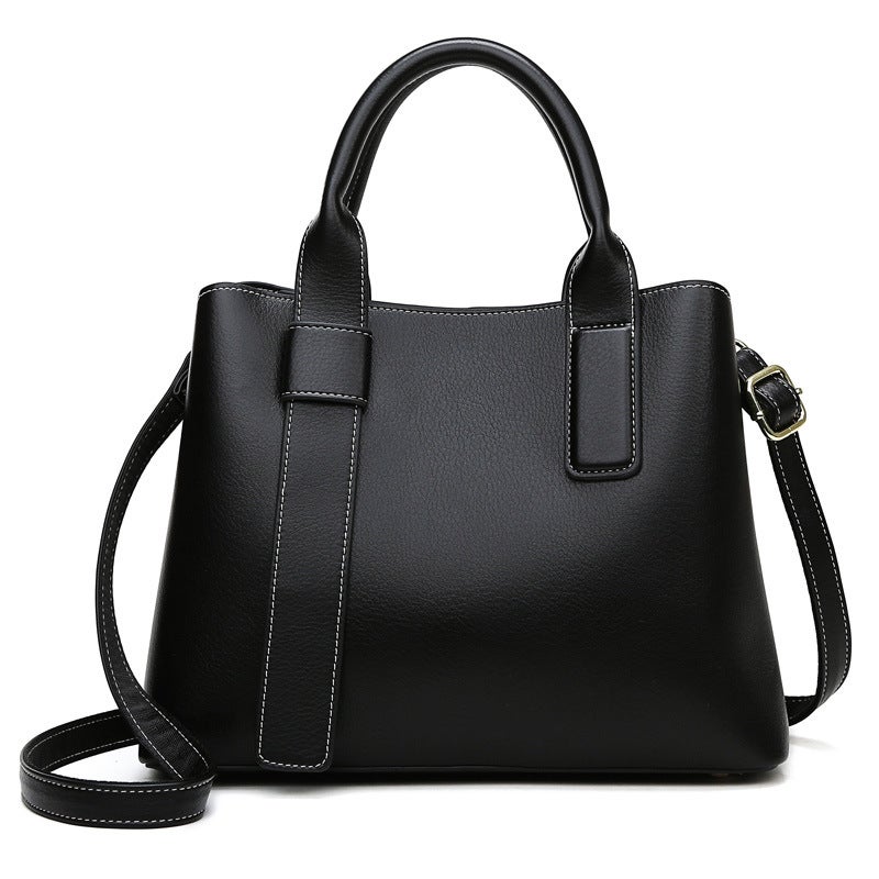 Summer Large Tote Bag Fashion Shoulder Satchel Womens Casual Handbag Black 