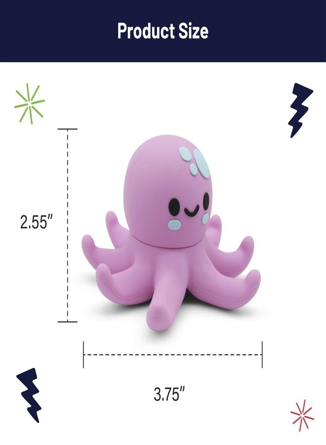 GOOFBALLS Funny Phone Stands - Hilarious and Unique Smartphone Holders for Desk or Nightstand for Friends, Coworkers & Tech Lovers-Octopus - Image 2