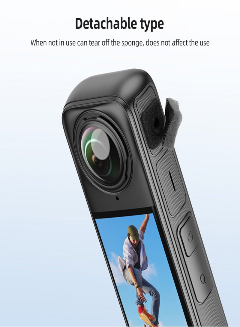 في ار اي جي واقي الرياح من ميكروفون VRIG، واقي الرياح من ميكروفون، بديل واقي الرياح لميكروفون Insta360 X4/X3 - Image 5