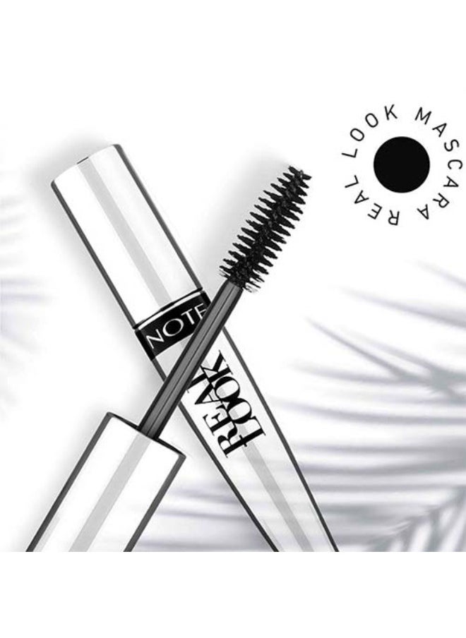 Note Note Real Look Mascara With Vitamin E - Black  - Image 3