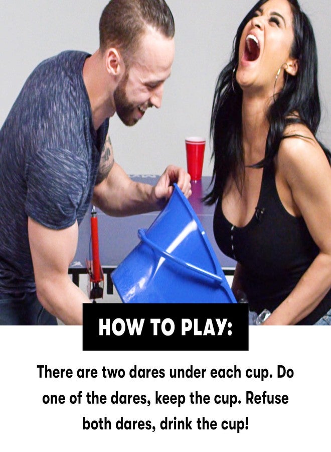HASBRO - GAMING Fear Pong Adult Party Game by Cut | Internet Famous Extreme Pong Game with Wild Dares | Ages 21+ | 2-8 Players | 30 Mins. - Image 3