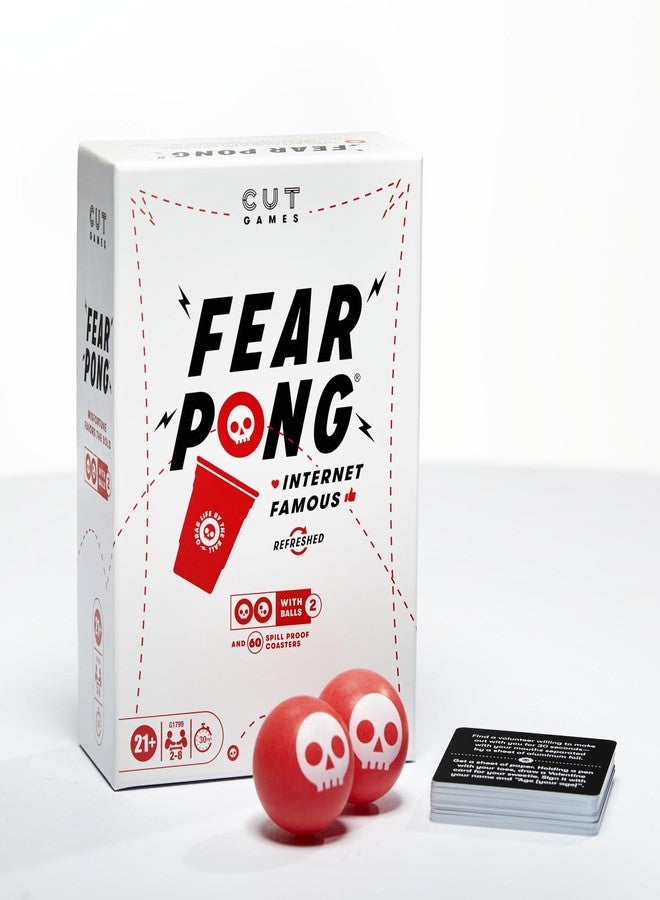 HASBRO - GAMING Fear Pong Adult Party Game by Cut | Internet Famous Extreme Pong Game with Wild Dares | Ages 21+ | 2-8 Players | 30 Mins. - Image 4