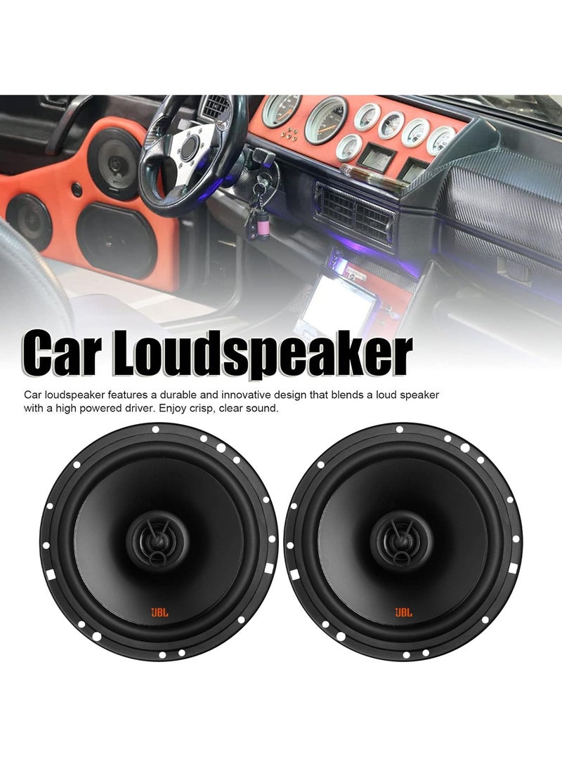 JBL High-Performance 240W 6.5" 2-Way Coaxial Car Speakers with 40W RMS and Clear Sound Reproduction - 2 Pieces