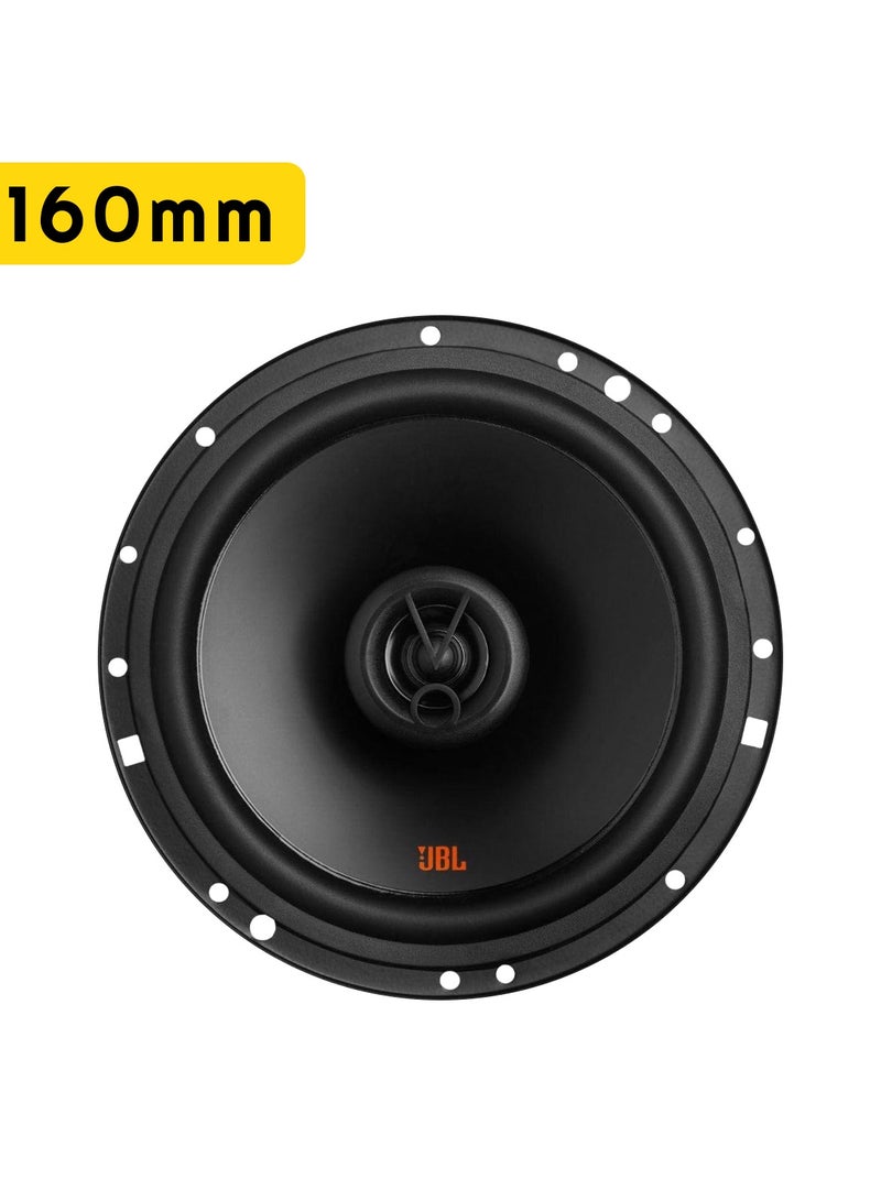 JBL High-Performance 240W 6.5" 2-Way Coaxial Car Speakers with 40W RMS and Clear Sound Reproduction - 2 Pieces