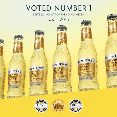 FEVER TREE Fever-Tree Premium Tonic Water, Indian, 163.2 Fl Oz (Pack of 24) - Image 3