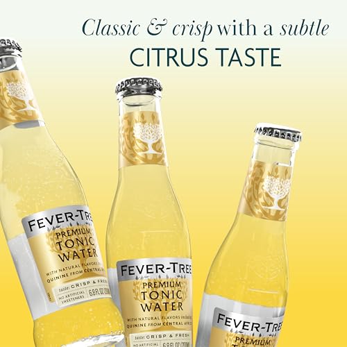 FEVER TREE Fever-Tree Premium Tonic Water, Indian, 163.2 Fl Oz (Pack of 24) - Image 4
