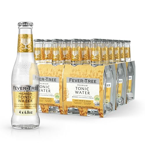 FEVER TREE Fever-Tree Premium Tonic Water, Indian, 163.2 Fl Oz (Pack of 24) - Image 1