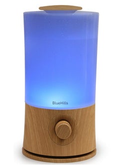 Premium 2000 Ml Xl Large Essential Oil Diffuser Aromatherapy Humidifier For Large Room Home 40 Hour Run Huge Coverage Area 2 Liter Extra Large Capacity Huge Diffuser Wood Grain E005