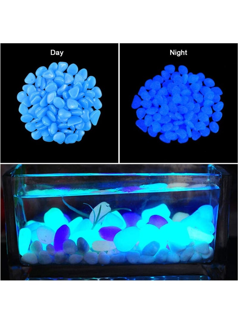 HZYH 100 Pack Glowing Pebbles, Glow in the Dark Stones, Luminous Rocks for Garden, Walkways, Aquarium, Fish Tank, Yard, and DIY  Decorations - Image 5