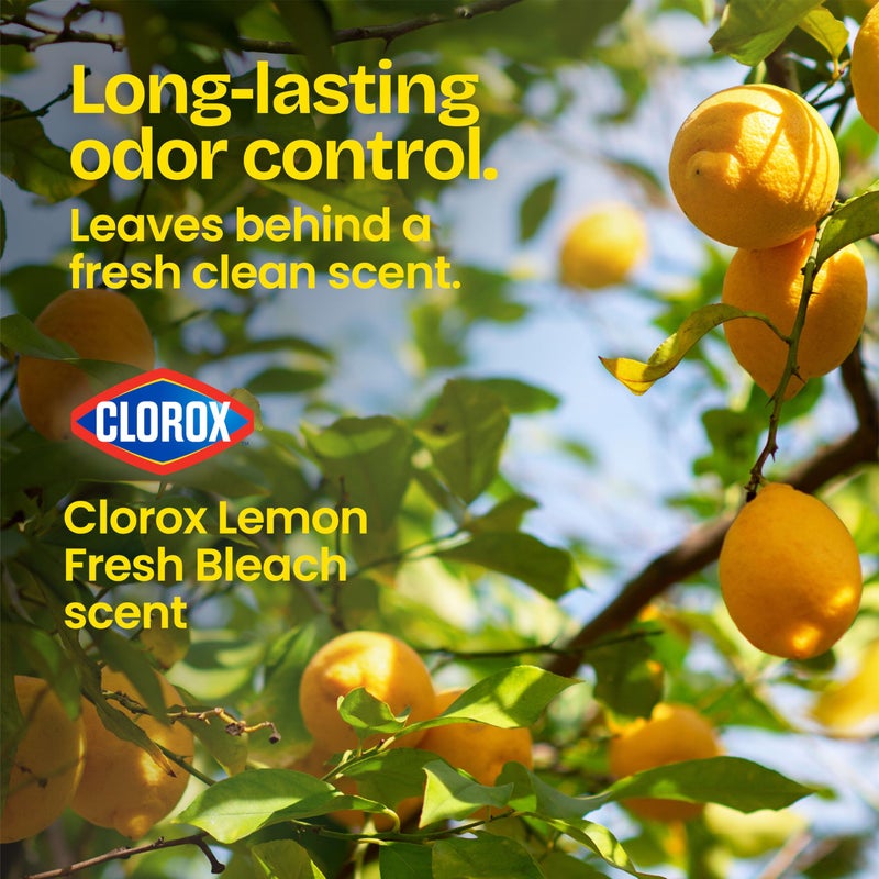 Glad Small Drawstring Trash Bags with Clorox, 4 Gal, Lemon Fresh Bleach, 80 Ct (Package May Vary) - Image 3