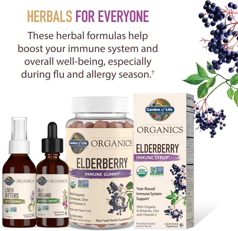 Garden of Life Organics Oil of Oregano Seasonal Drops 1fl oz 30 mL Liquid Concentrated Plant Based Immune Support AlcoholFree Organic NonGMO Vegan Gluten Free Herbal Supplements - Image 4