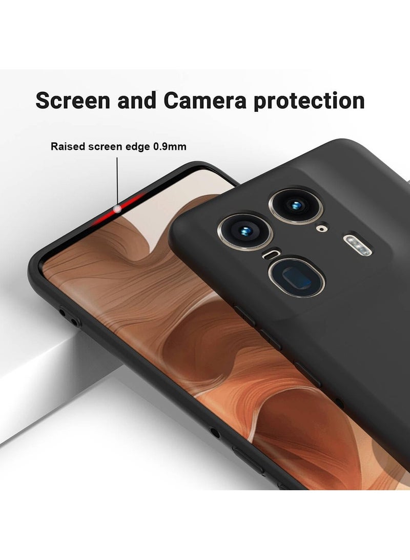 Case for Motorola Moto Edge 50 Ultra Soft TPU Case Cover Matte Black Protective Cover Slim Fit Drop Protection case Designed for Moto Edge 50 ultra - Image 3