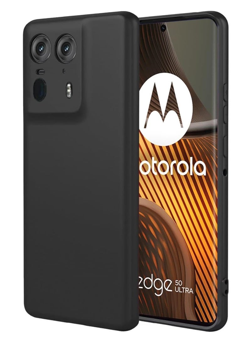 Case for Motorola Moto Edge 50 Ultra Soft TPU Case Cover Matte Black Protective Cover Slim Fit Drop Protection case Designed for Moto Edge 50 ultra - Image 5