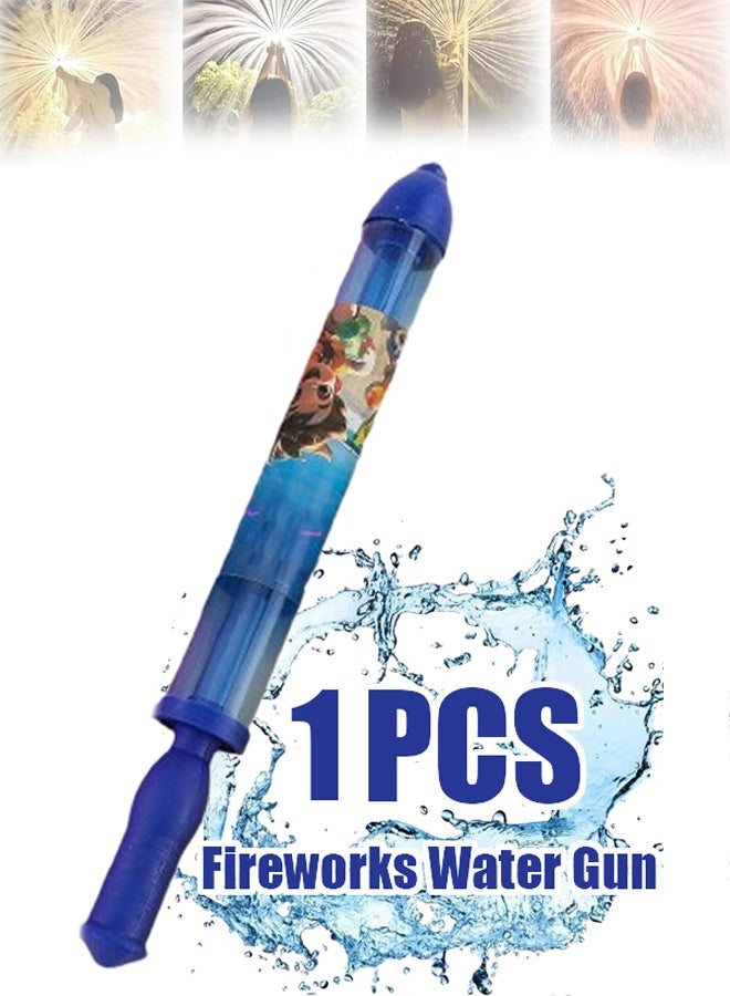 تابيت مسدس ماء للأطفال، 1 قطع مسدس ماء، مسدس ماء لحمام السباحة الصيفي، مسدس ماء للحديقة الخارجية، ألعاب قتال بالماء (أزرق) - Image 1