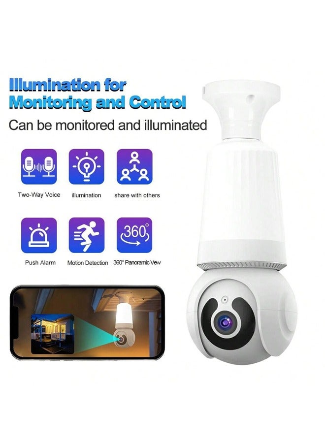 Generic HD Lens Wireless Wi-Fi Smart Home Security Camera with Human Detection Two Lenses Motion Tracking Color Night Vision Instant Alerts 355° Pan Tilt Panoramic Surveillance and Two-Way Audio 2.4 GHz Only  - Image 3