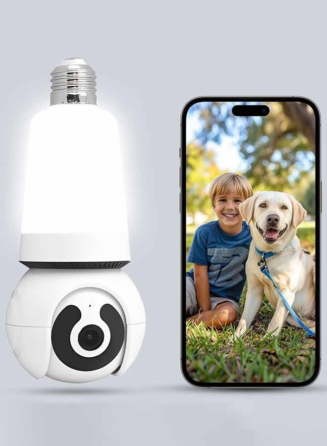 Generic HD Lens Wireless Wi-Fi Smart Home Security Camera with Human Detection Two Lenses Motion Tracking Color Night Vision Instant Alerts 355° Pan Tilt Panoramic Surveillance and Two-Way Audio 2.4 GHz Only  - Image 1