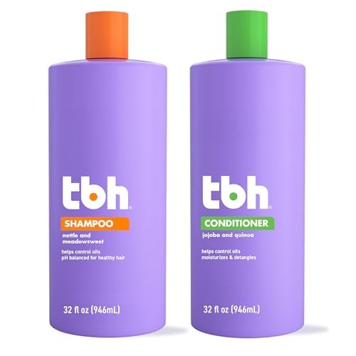 TBH Kids & Teen Shampoo and Conditioner Set – Sulfate & Paraben Free, Lightweight & Hydrating Hair Care for All Hair Types – 2-Pack, 12 oz Each - Image 3