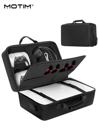 Storage Case for PS5, Shockproof Hard Shell Bag, Game Console Box, Portable Handbag Waterproof Shoulder Bag for Playstation 5 Console and Accessories - pzsku/ZA1069A6A431F9E37E201Z/45/1743037972/34932555-01ab-4c3b-8095-e39bc77cd19b