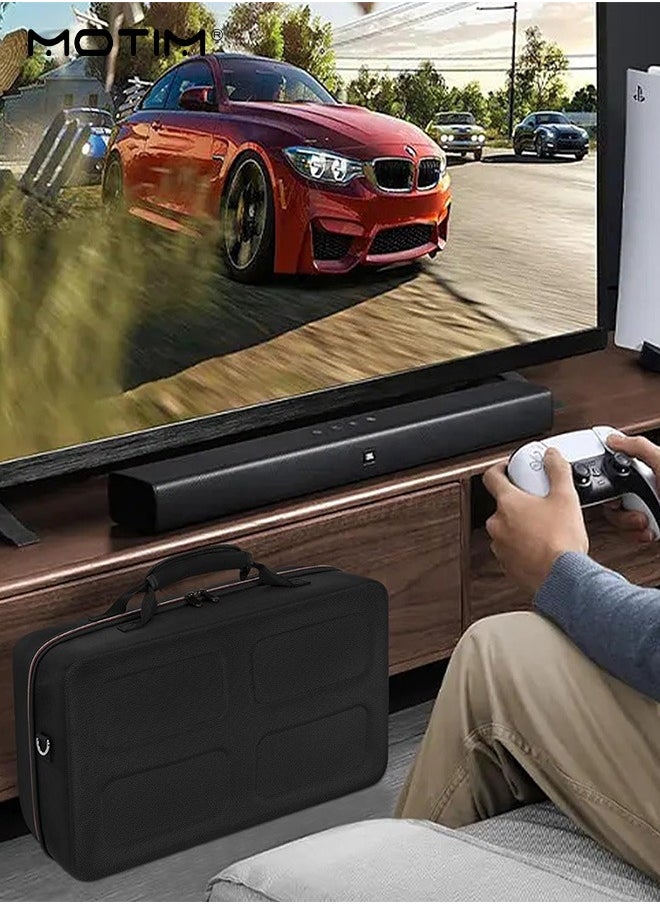 Storage Case for PS5, Shockproof Hard Shell Bag, Game Console Box, Portable Handbag Waterproof Shoulder Bag for Playstation 5 Console and Accessories