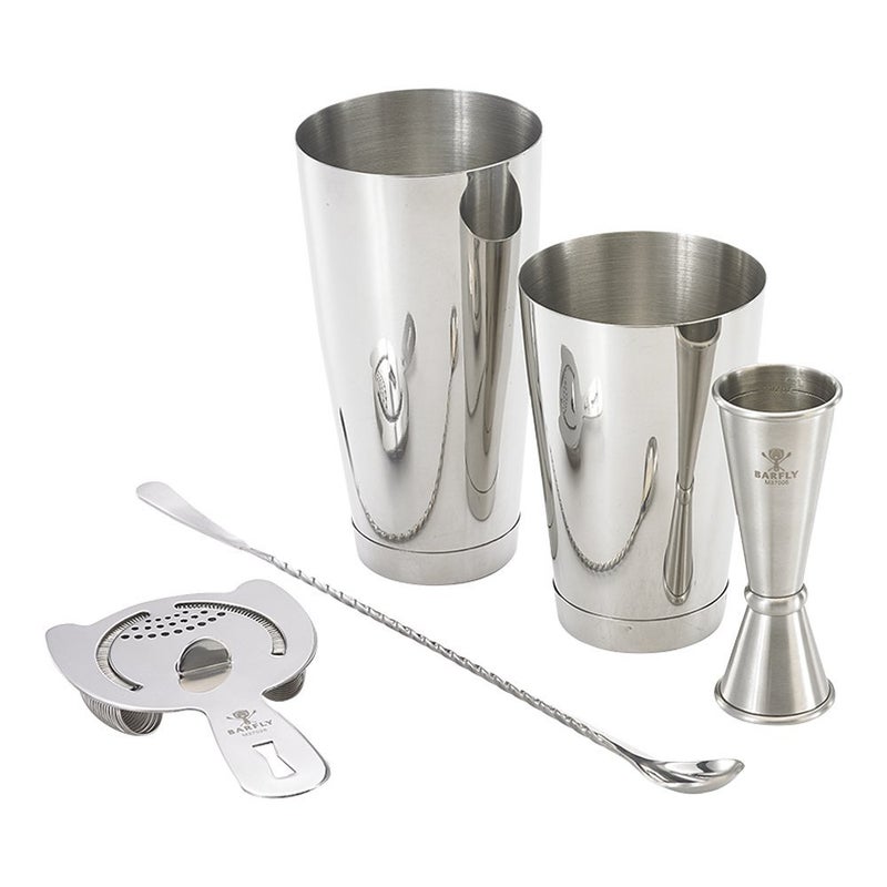 Barfly M37101 Basics Cocktail Set, 5-Piece, Stainless Steel - Image 1